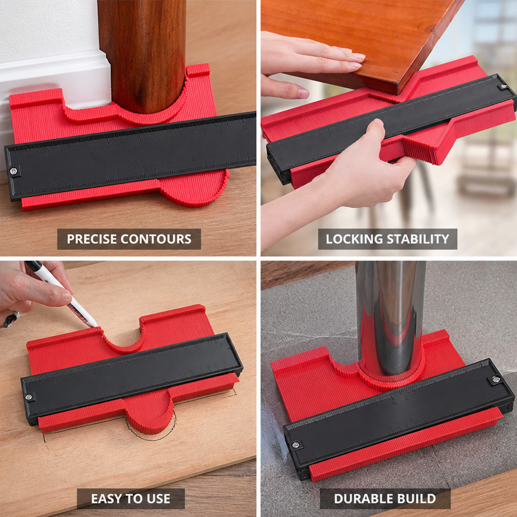 Fine Pins & Locking Clamp Contour Tracer