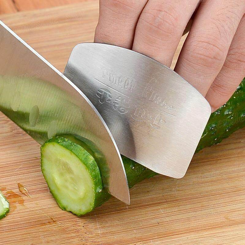 Finger Guard Stainless Steel Adjustable Fit Non-Slip Grip