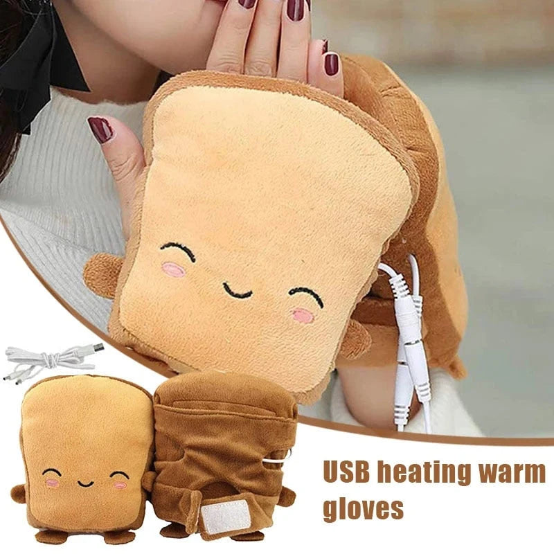Fingerless Gloves USB-Powered Heated With Automatic Temperature Control