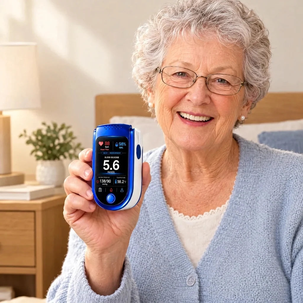 Fingertip Health Monitor Non-Invasive Pain-Free Daily Tracking