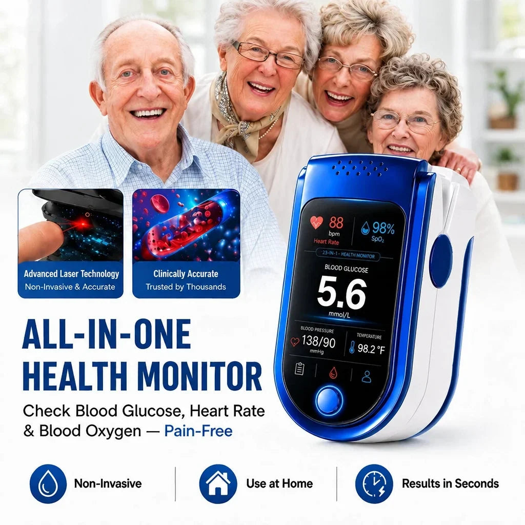 Fingertip Health Monitor Non-Invasive Pain-Free Daily Tracking