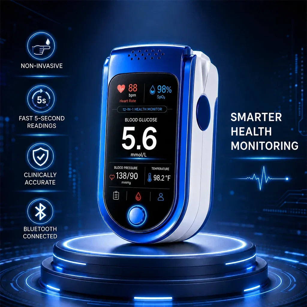 Fingertip Health Monitor Non-Invasive Pain-Free Daily Tracking