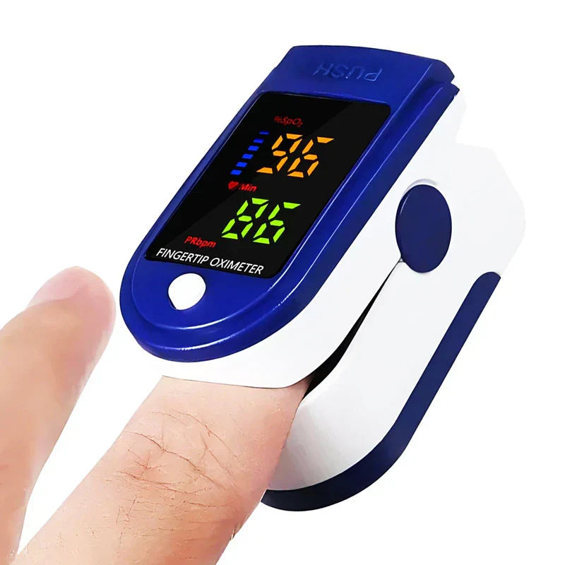 Fingertip Pulse Oximeter HD LED Display Portable One-Button