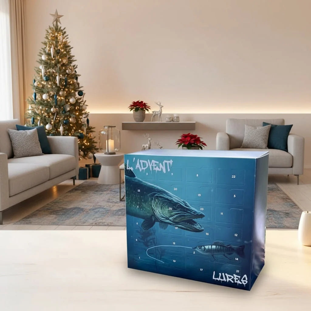 Fishing Lure Advent Calendar 24 Unique Lures