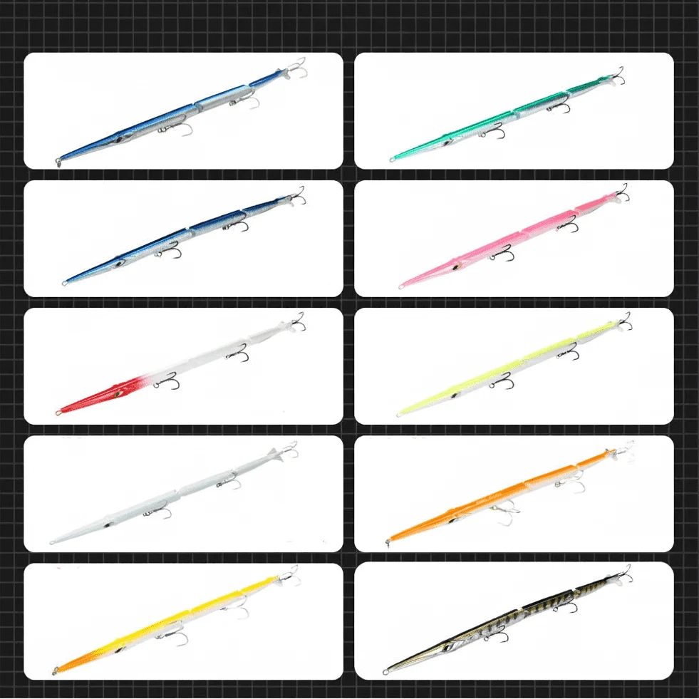 Fishing Lure Jointed 3-Segment Paddle Tail