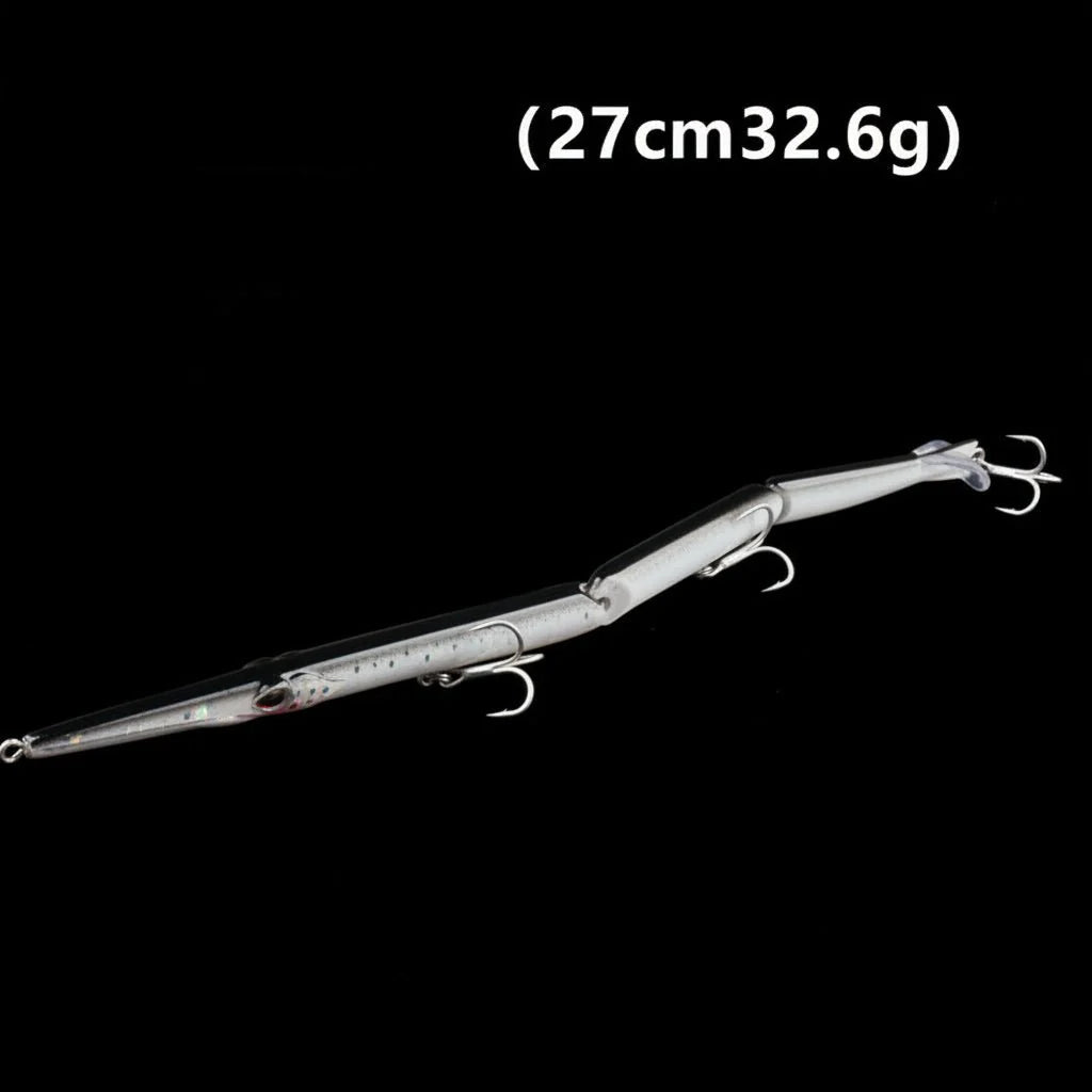 Fishing Lure Jointed 3-Segment Paddle Tail