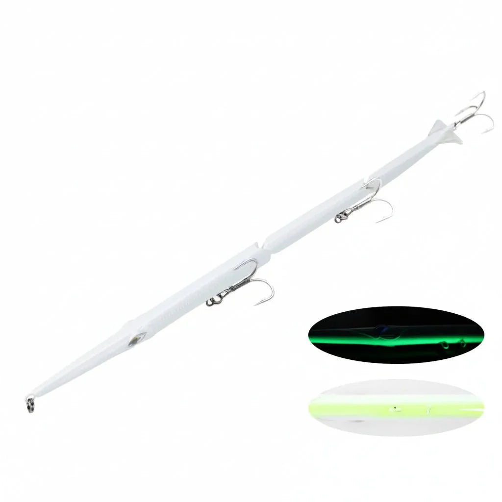 Fishing Lure Jointed 3-Segment Paddle Tail