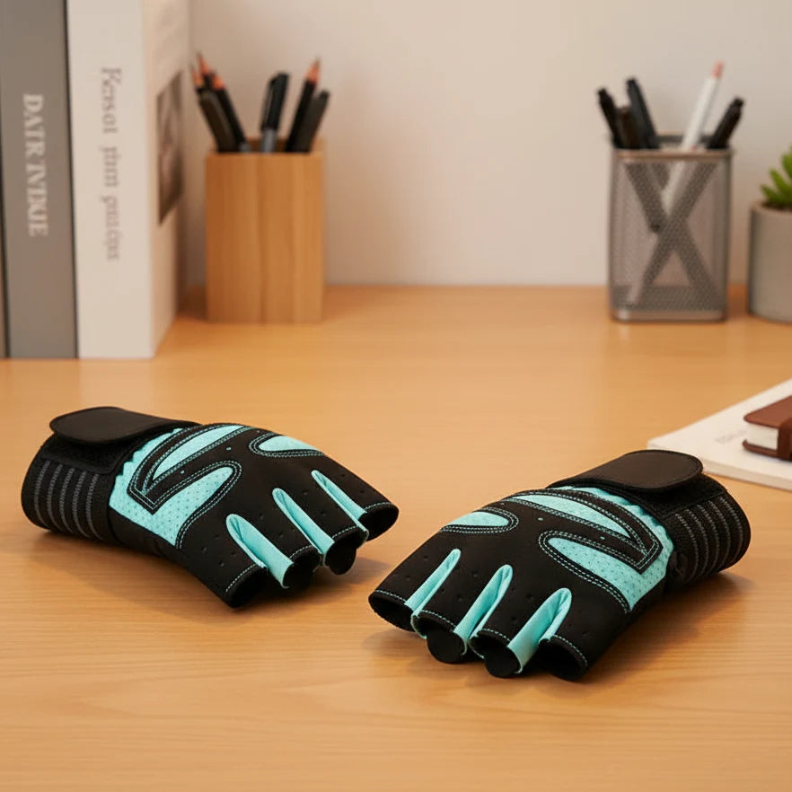 Fitness Gloves Non-Slip Grip Workout Comfort S–XL