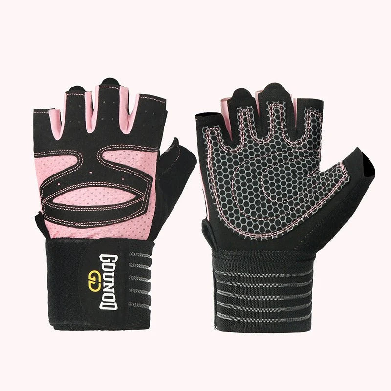 Fitness Gloves Non-Slip Grip Workout Comfort S–XL