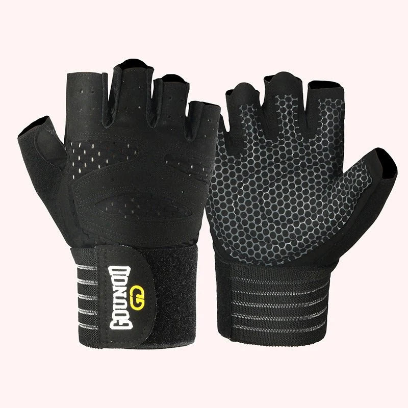 Fitness Gloves Non-Slip Grip Workout Comfort S–XL
