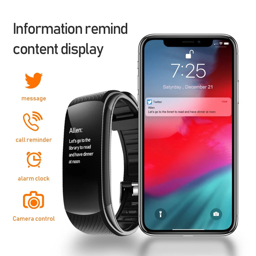 Fitness Tracker Touchscreen Activity & Sleep Tracking