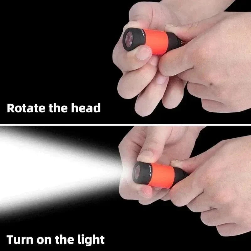 Flashlight Compact USB Rechargeable Waterproof Micro-LED