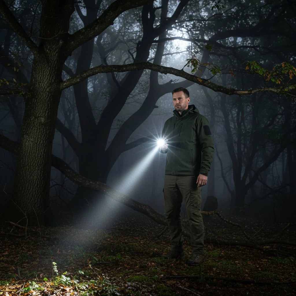 Flashlight LED Long-Range Waterproof USB-C Rechargeable