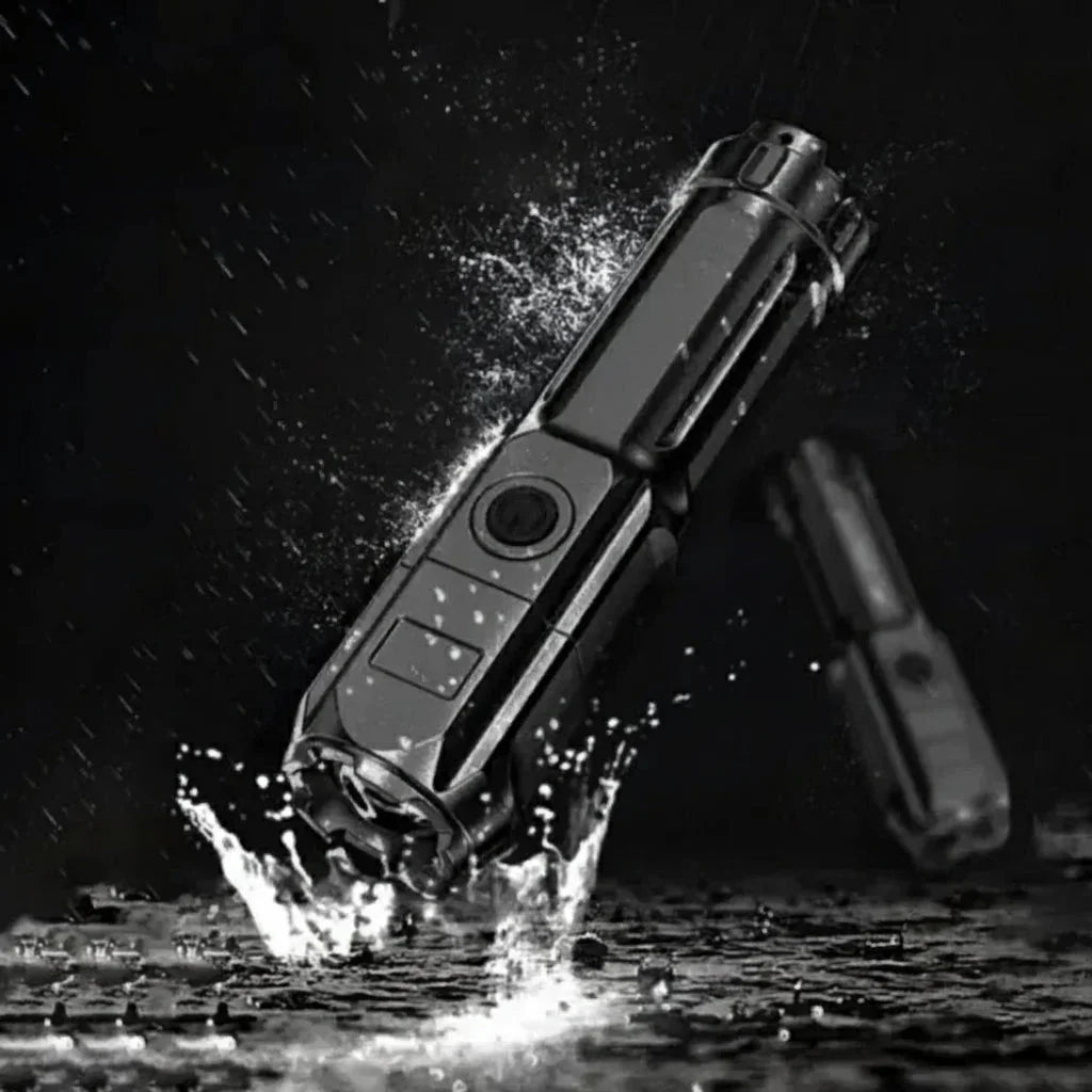 Flashlight LED Long-Range Waterproof USB-C Rechargeable