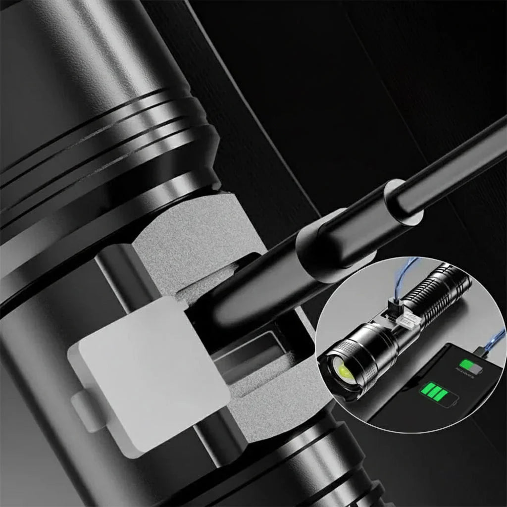 Flashlight Lantern USB-C Rechargeable IPX6 Water-Resistant