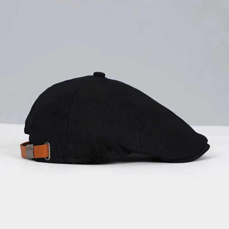 Flat Cap Adjustable Elastic Band Moisture Wicking