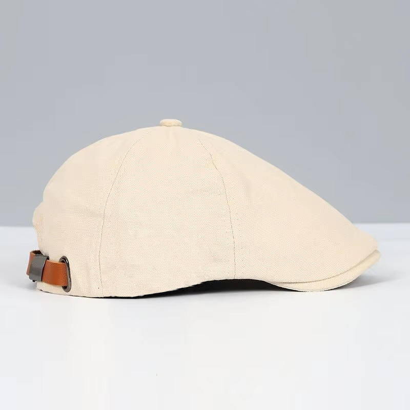 Flat Cap Adjustable Elastic Band Moisture Wicking
