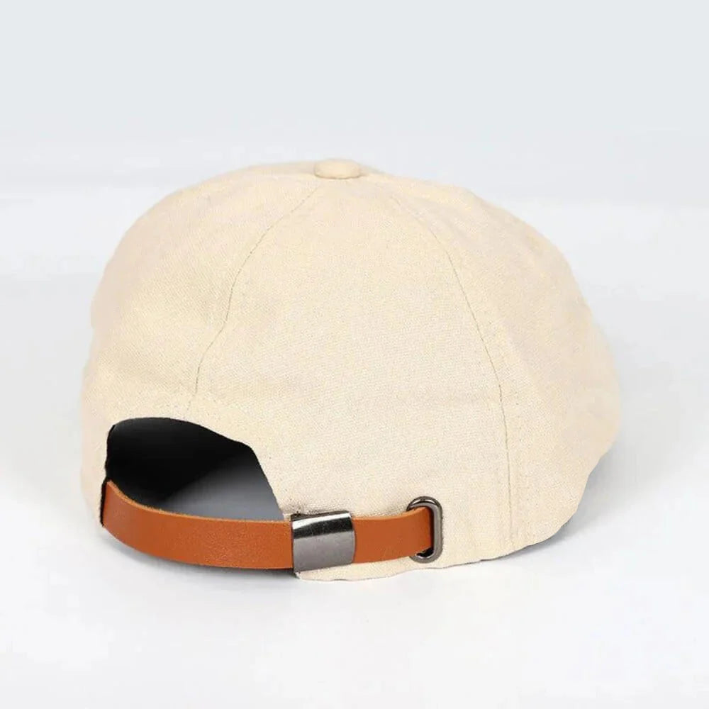 Flat Cap Adjustable Elastic Band Moisture Wicking