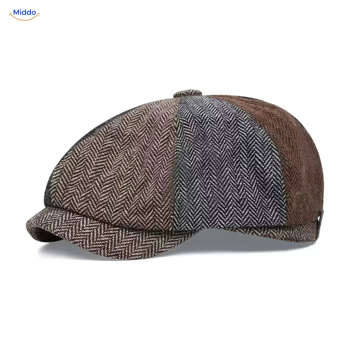 Flat Cap Eight-Panel Lightweight & Foldable