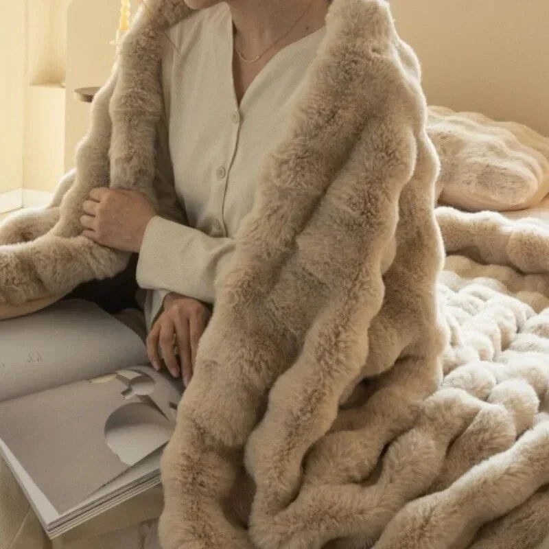 Fleece Blanket Plush Anti-Pilling Machine Washable