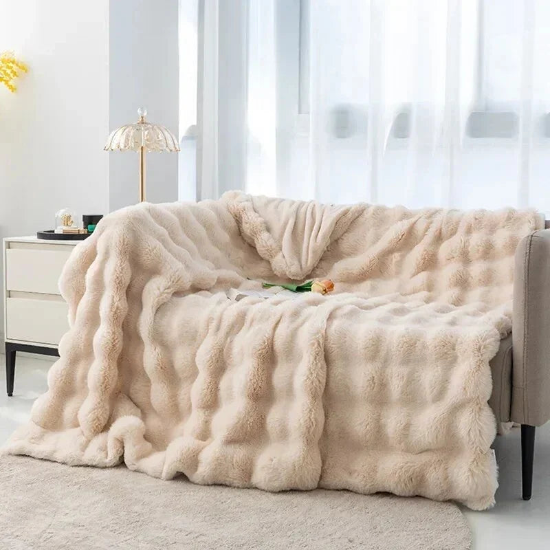 Fleece Blanket Plush Anti-Pilling Machine Washable