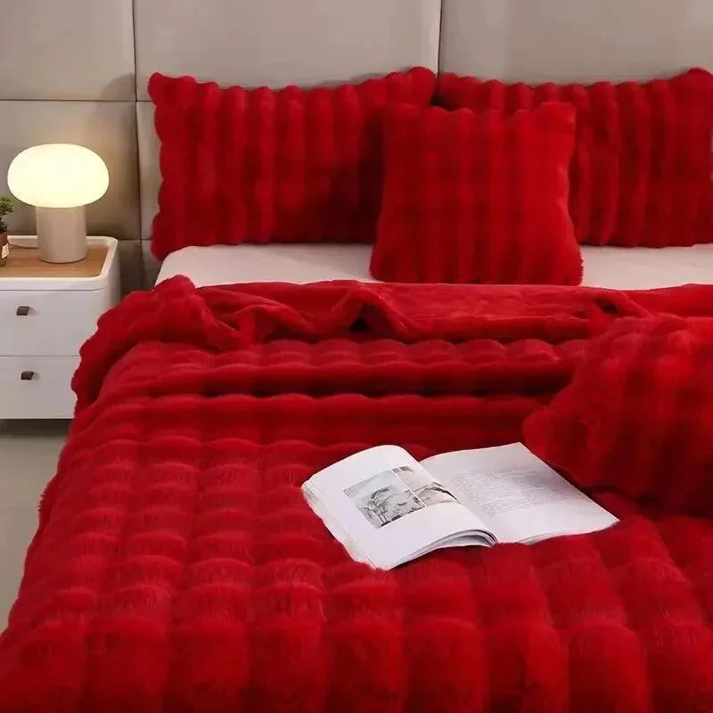 Fleece Blanket Plush Anti-Pilling Machine Washable