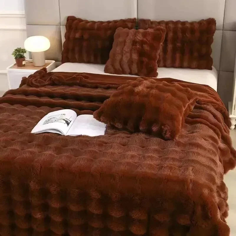 Fleece Blanket Plush Anti-Pilling Machine Washable