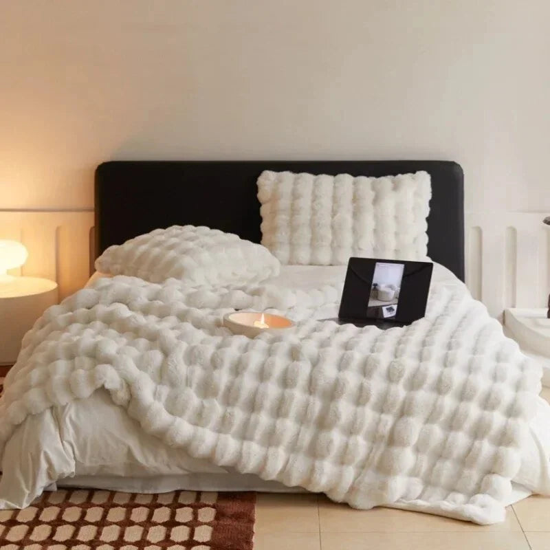 Fleece Blanket Plush Anti-Pilling Machine Washable