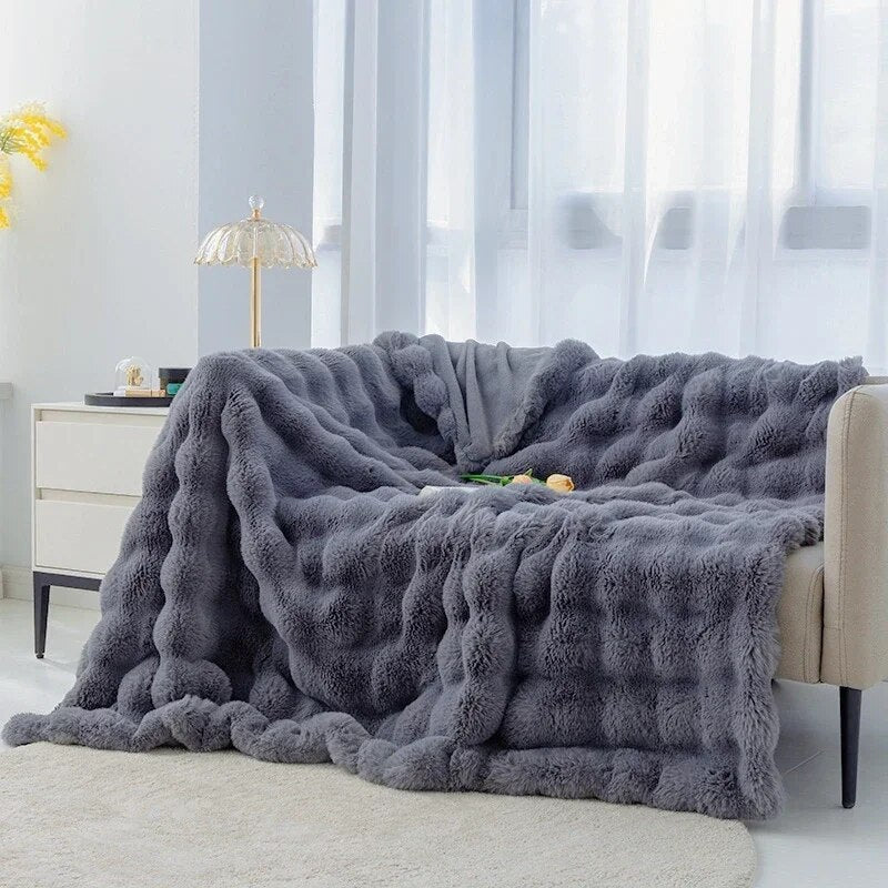 Fleece Blanket Plush Anti-Pilling Machine Washable