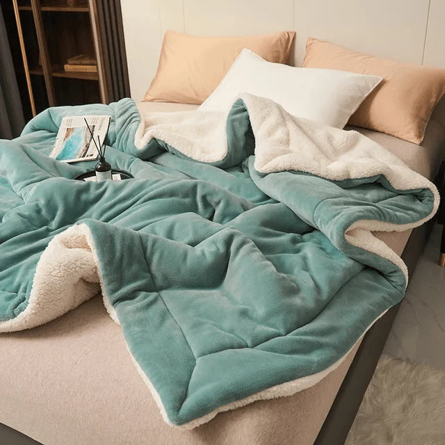 Fleece Blanket Soft Warm Flannel Machine Washable