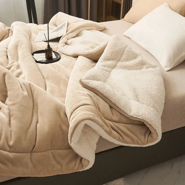 Fleece Blanket Soft Warm Flannel Machine Washable