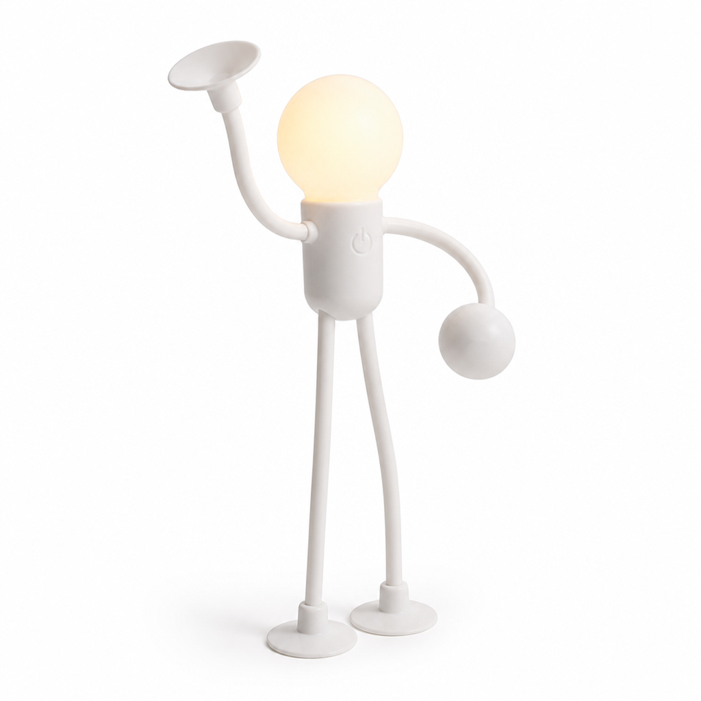 Flexible Poseable Suction-Cup Night Light (Battery-Operated)
