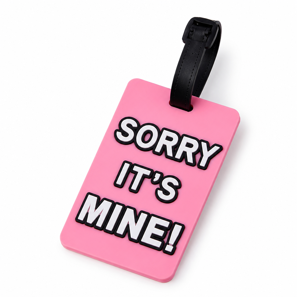 Flexible Silicone & Writable ID Luggage Tag