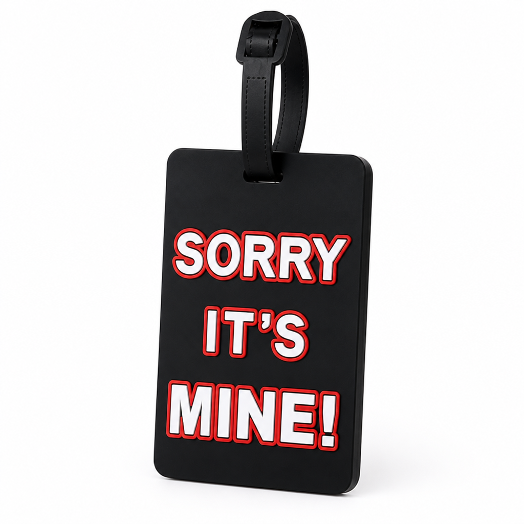 Flexible Silicone & Writable ID Luggage Tag