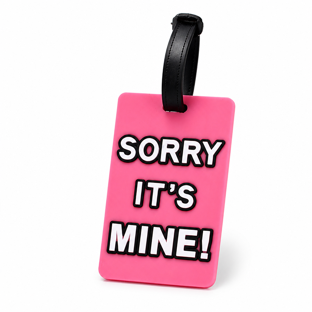 Flexible Silicone & Writable ID Luggage Tag