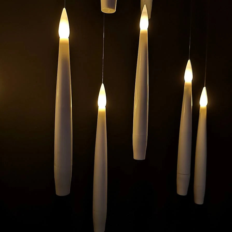 Floating Candles Flameless Flickering With Magic Wand Remote