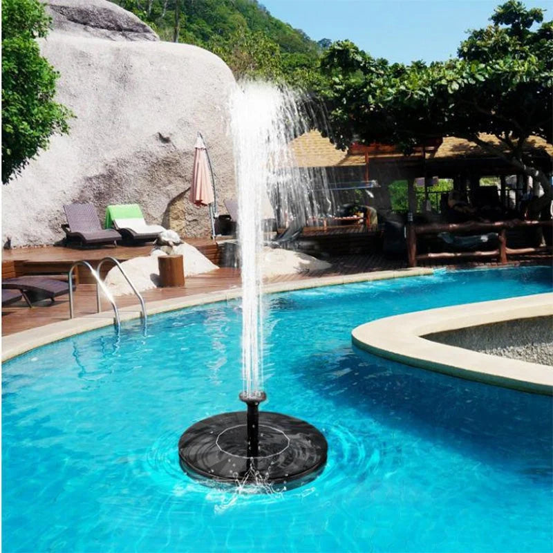 Floating Fountain Pump Solar-Powered & Interchangeable Nozzles