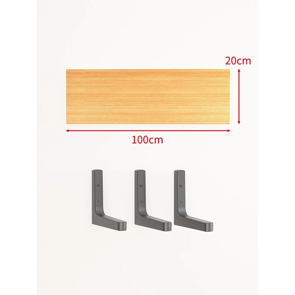 Floating Wall Shelf Slim Design Concealed Brackets