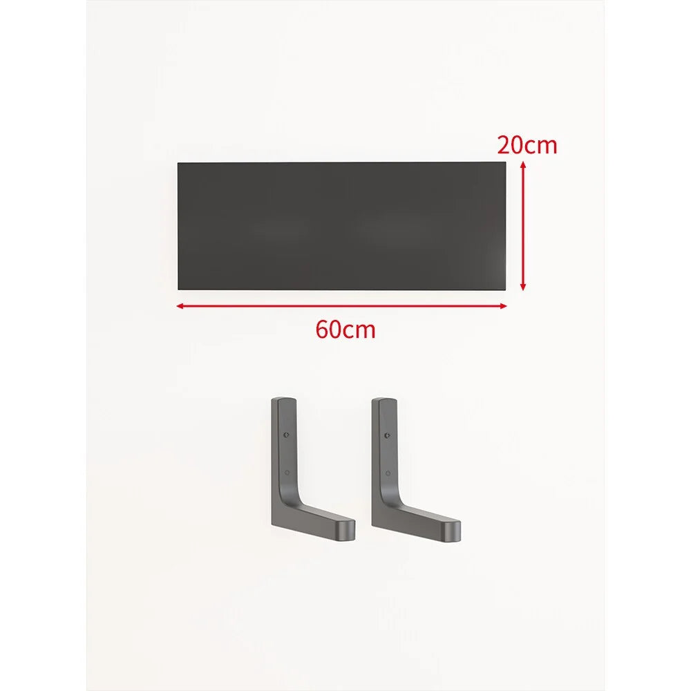 Floating Wall Shelf Slim Design Concealed Brackets