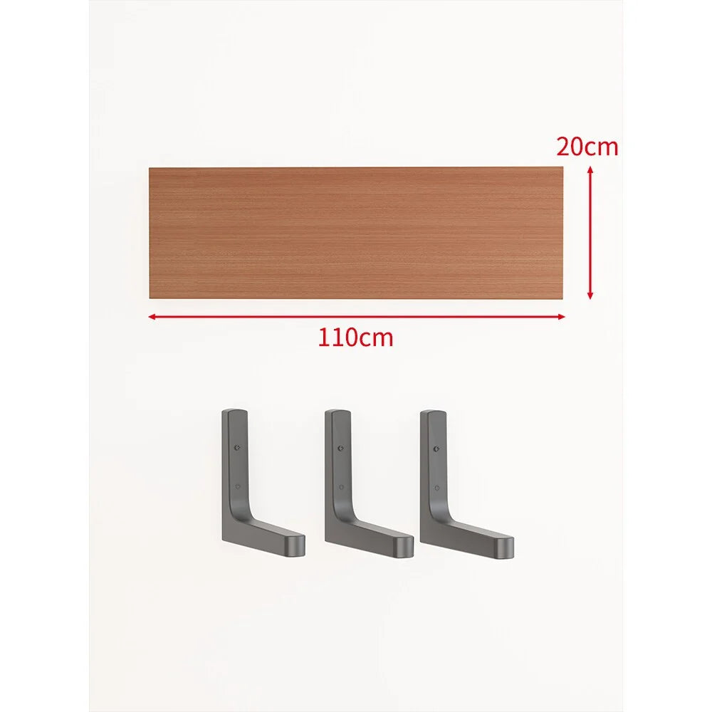 Floating Wall Shelf Slim Design Concealed Brackets