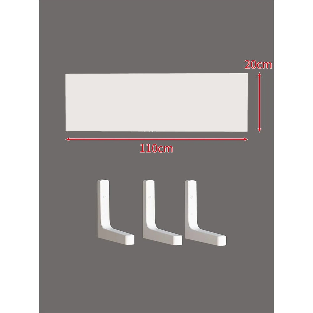 Floating Wall Shelf Slim Design Concealed Brackets