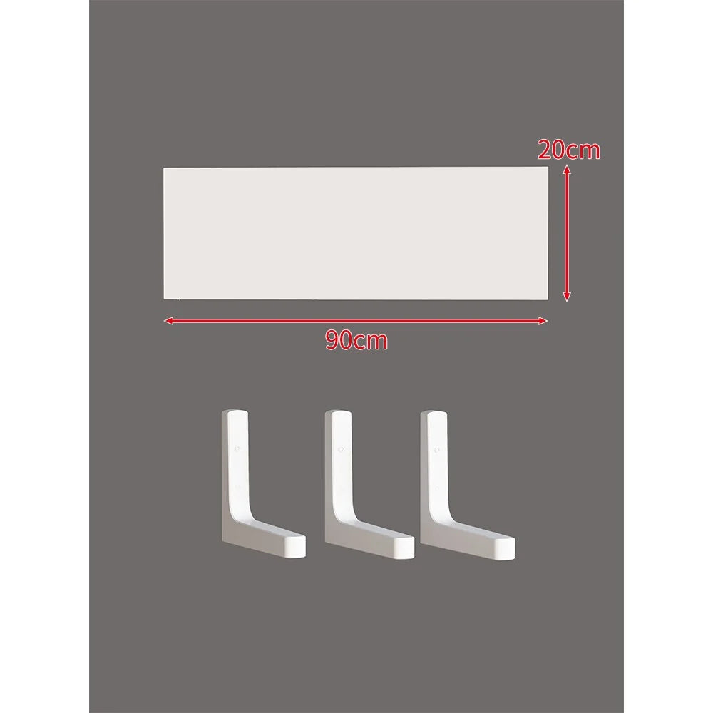 Floating Wall Shelf Slim Design Concealed Brackets