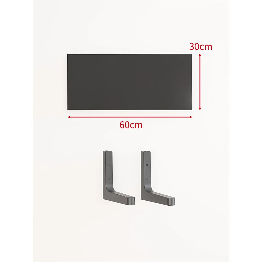 Floating Wall Shelf Slim Design Concealed Brackets