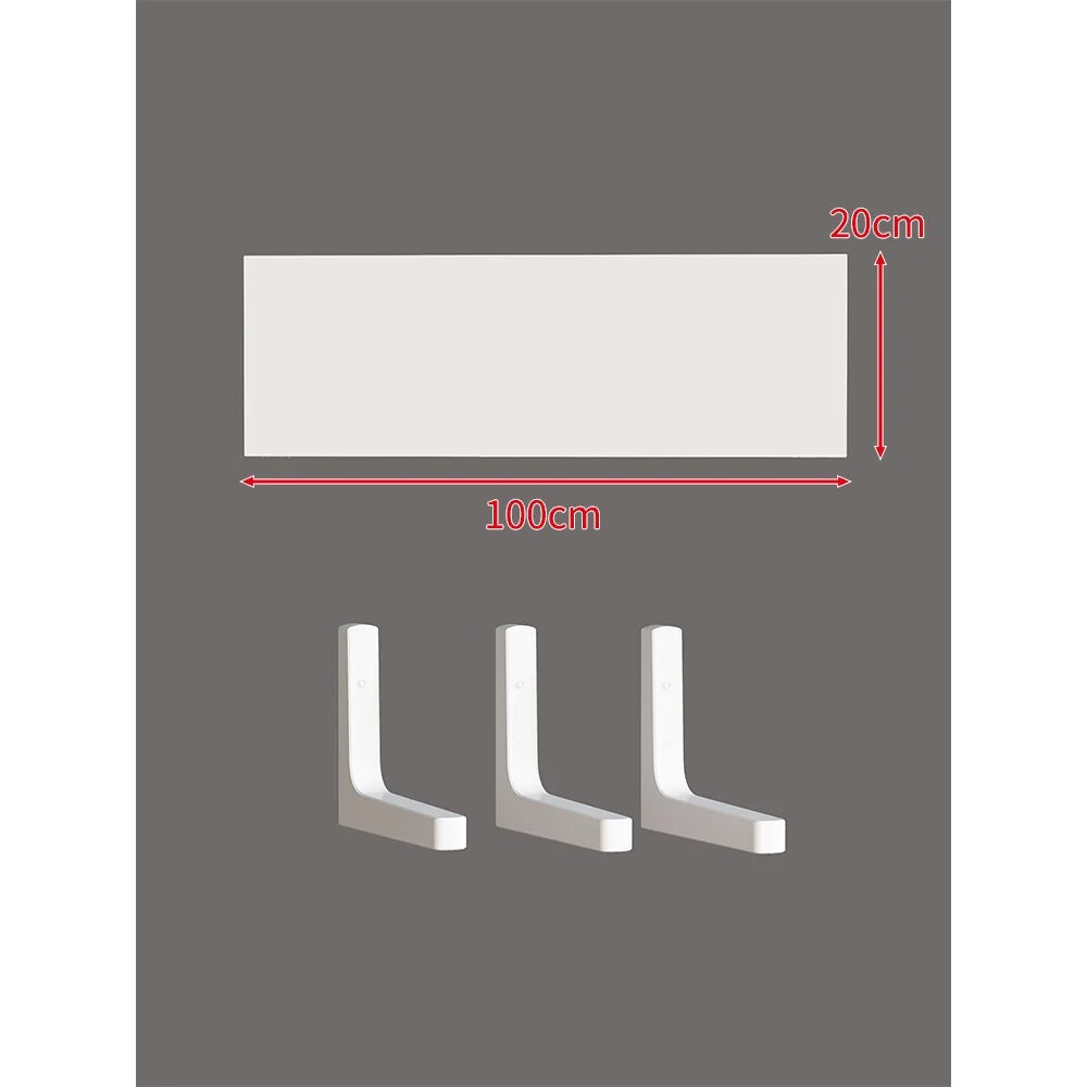 Floating Wall Shelf Slim Design Concealed Brackets