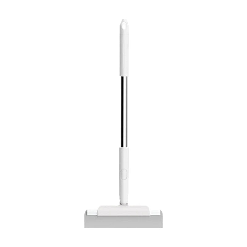 Floor Broom Silicone Bristles & Integrated Squeegee