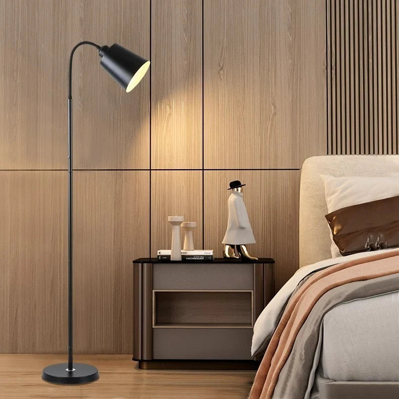 Floor Lamp Adjustable Height Flexible Arm LED Lighting