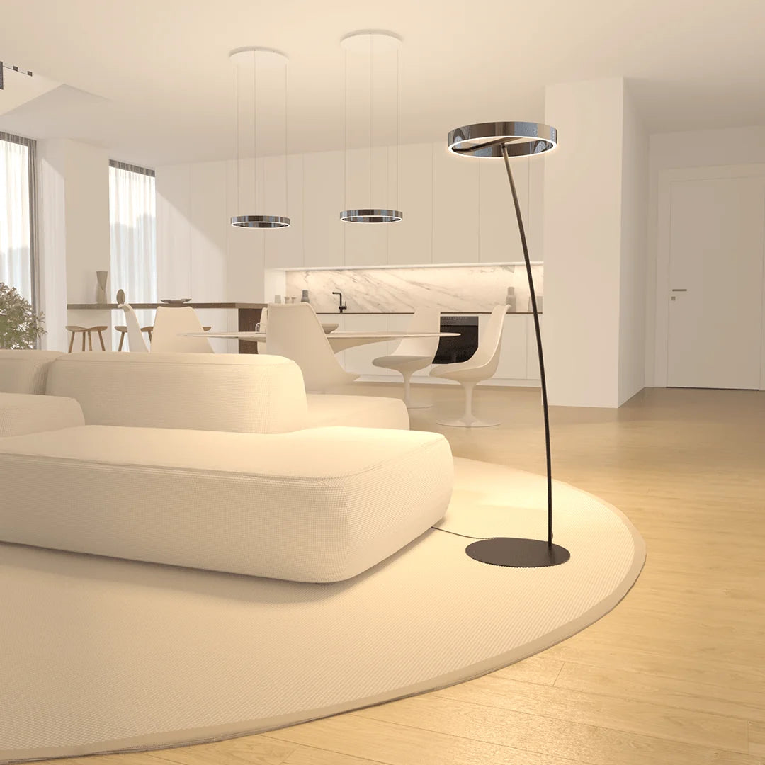 Floor Lamp Remote Control Adjustable Color Temperature