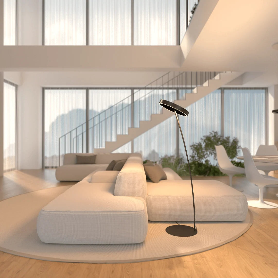 Floor Lamp Remote Control Adjustable Color Temperature