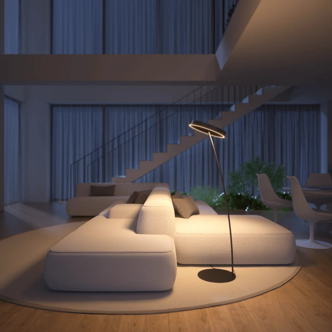 Floor Lamp Remote Control Adjustable Color Temperature