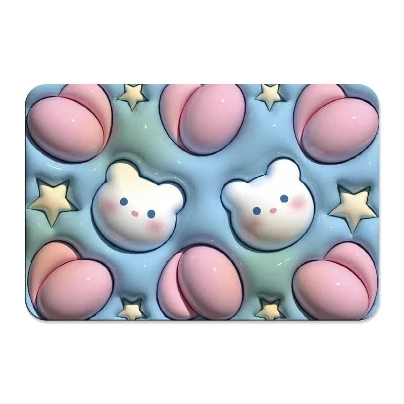 Floor Mat Microfiber Quick-Absorbent Non-Slip Backing